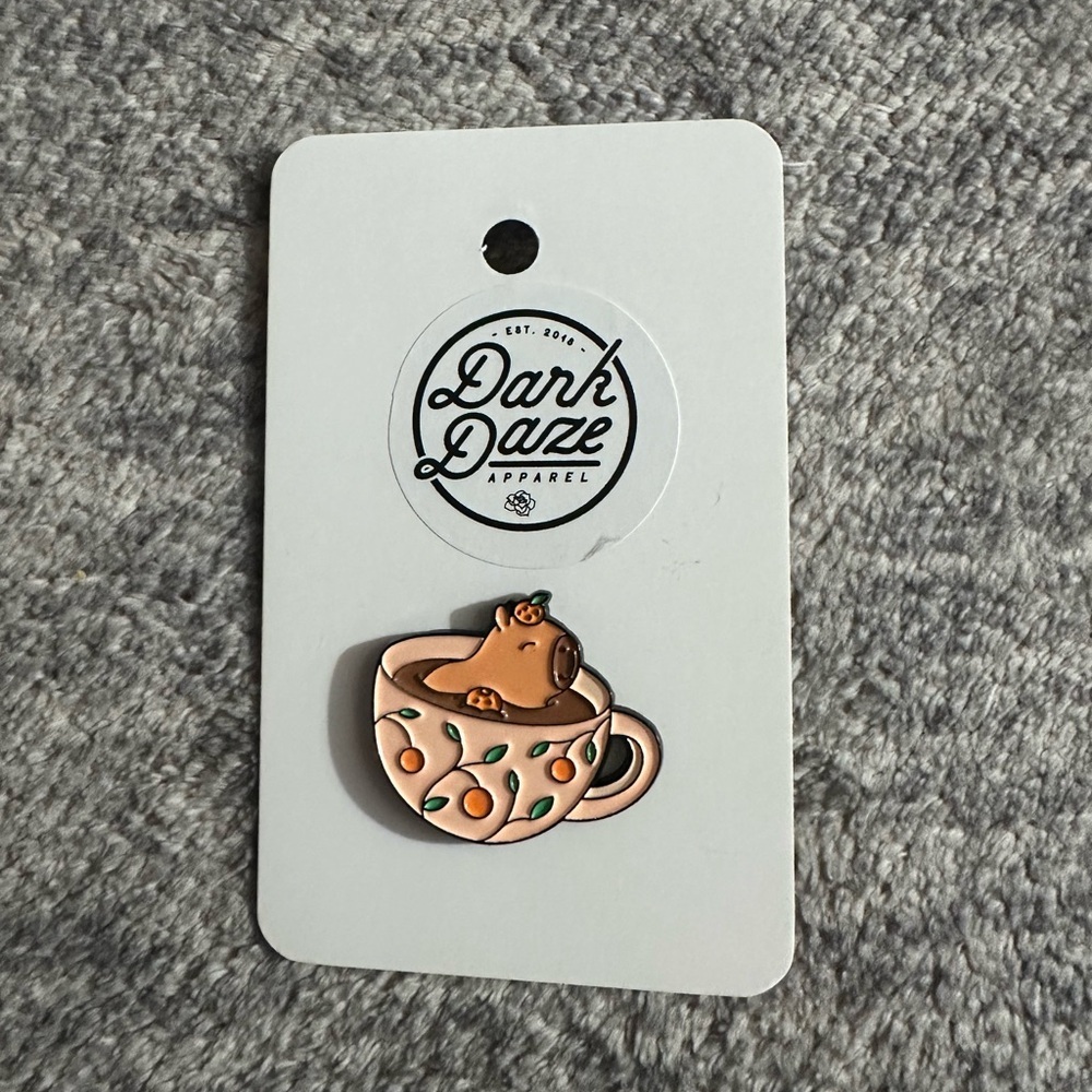 Capybara in A Mug Enamel Pin Coffee and Tea Bundle and Save